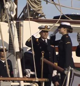 La princesa Leonor y su aventura en el Juan Sebastián de Elcano