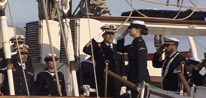 La princesa Leonor y su aventura en el Juan Sebastián de Elcano