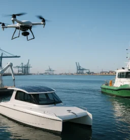 Futuro de los puertos en Alicante: drones y barcos autónomos