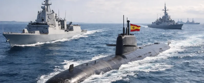 El refuerzo de la Armada española