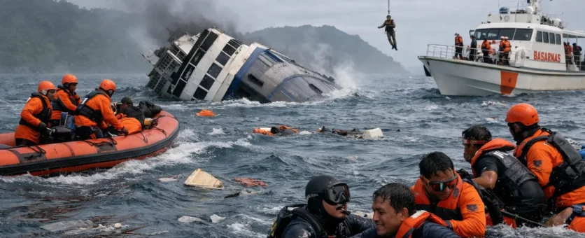 Tragedia marítima en Indonesia: cuando el mar recuerda por qué la seguridad es clave