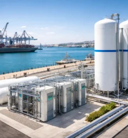 Puerto de Alicante y su planta de hidrógeno renovable