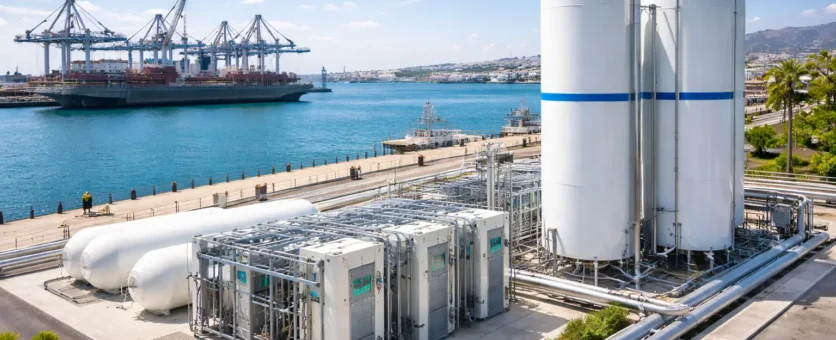Puerto de Alicante y su planta de hidrógeno renovable