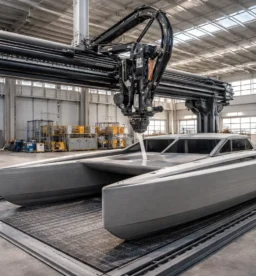 Catamarán impreso en 3D en 160 horas en Italia